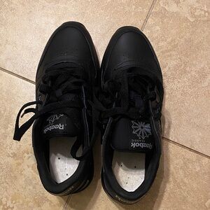 Reebok Classic Black Athletic Shoes